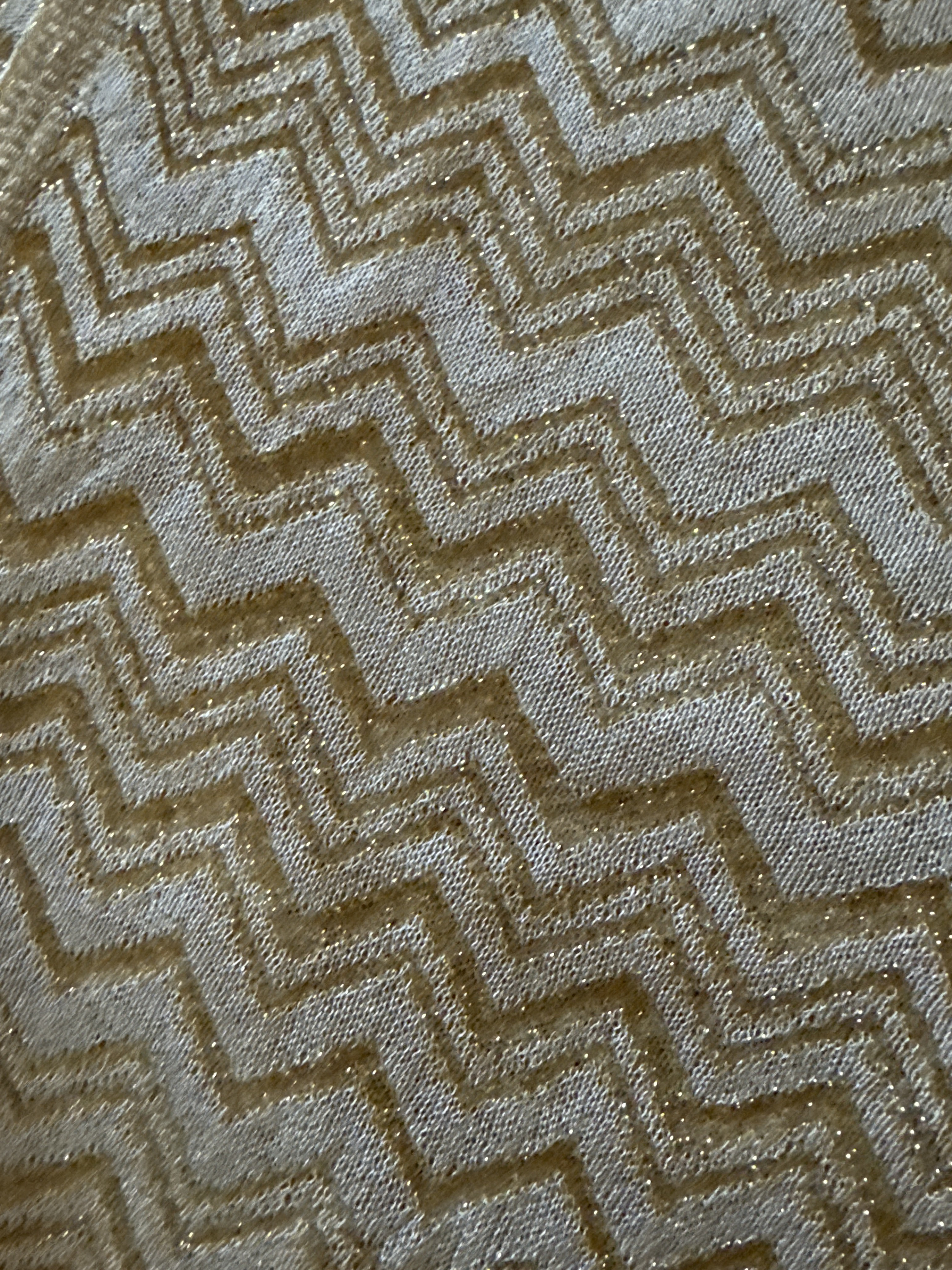 Missoni Zig Zag Lurex Knit Scarf