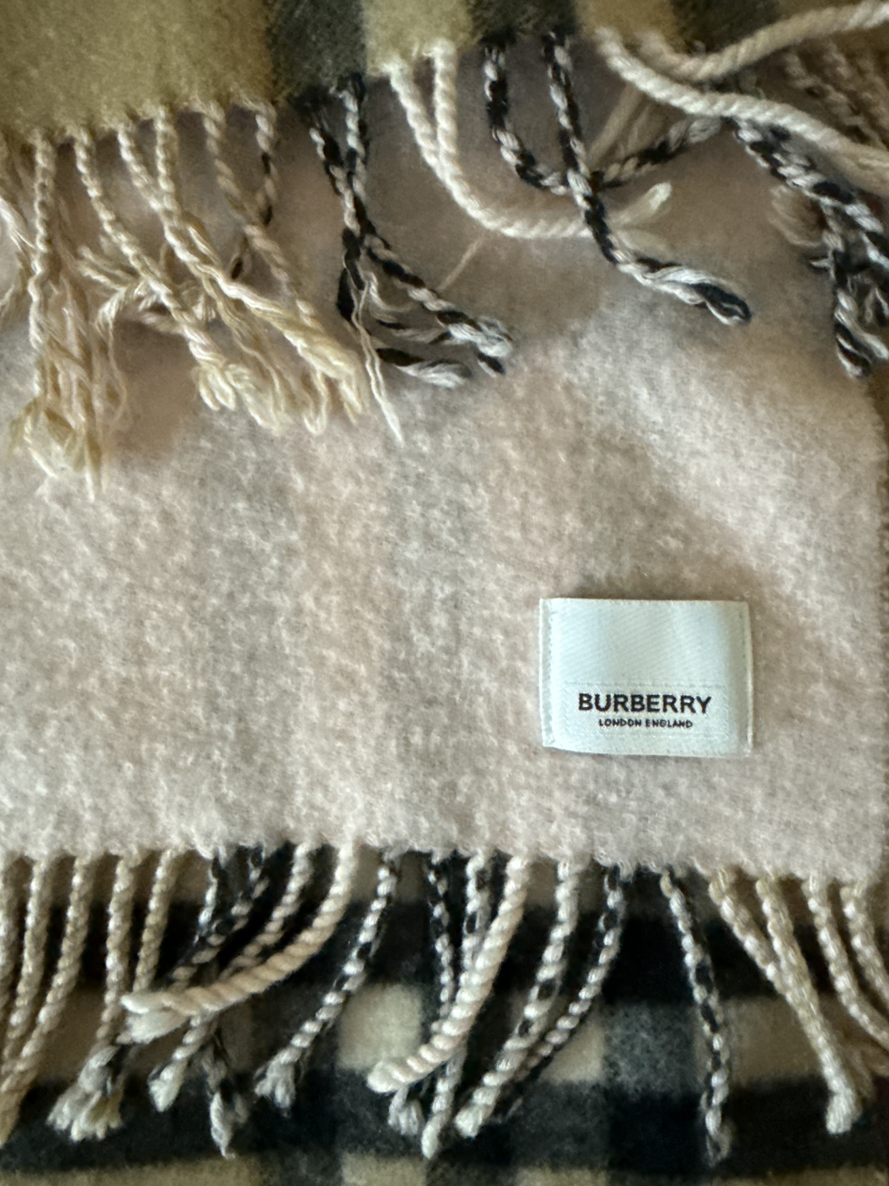 Burberry Sciarpa in Cashmere Check