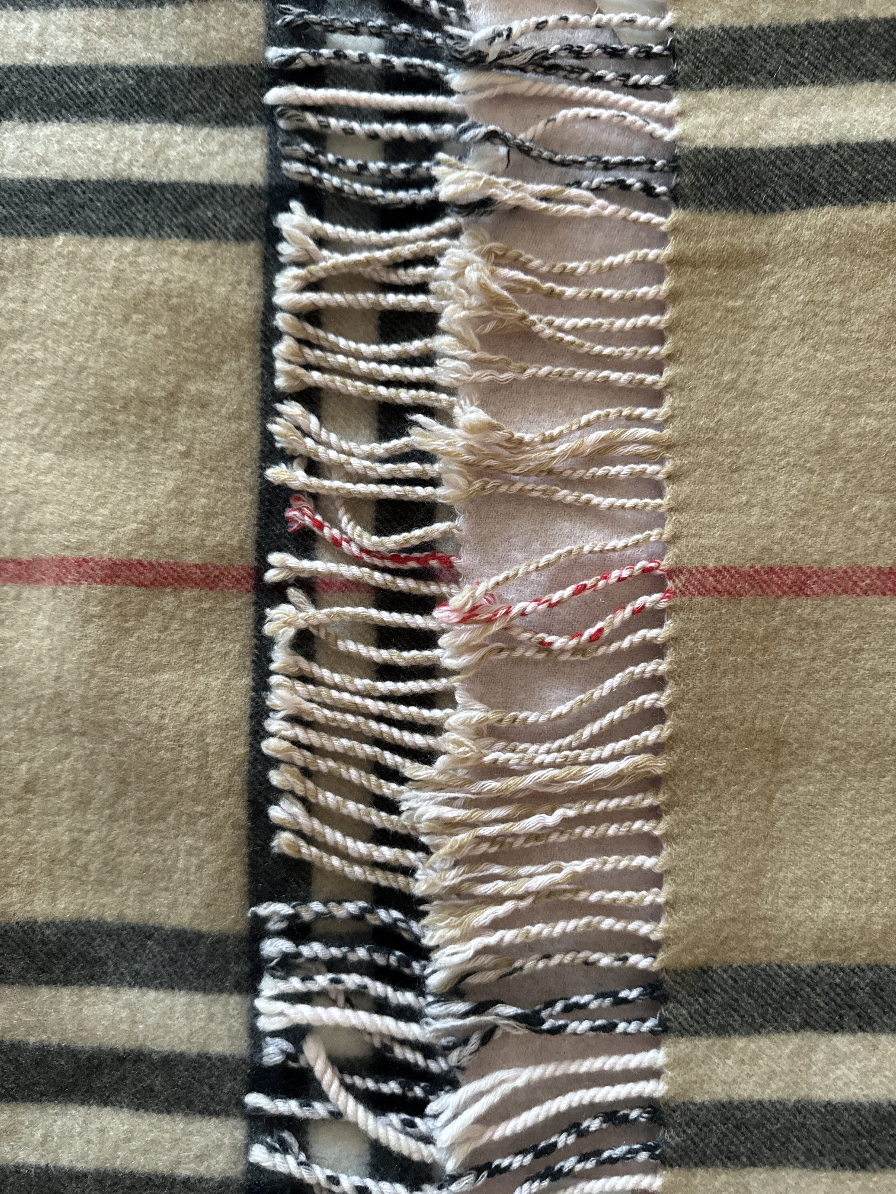 Burberry Sciarpa in Cashmere Check