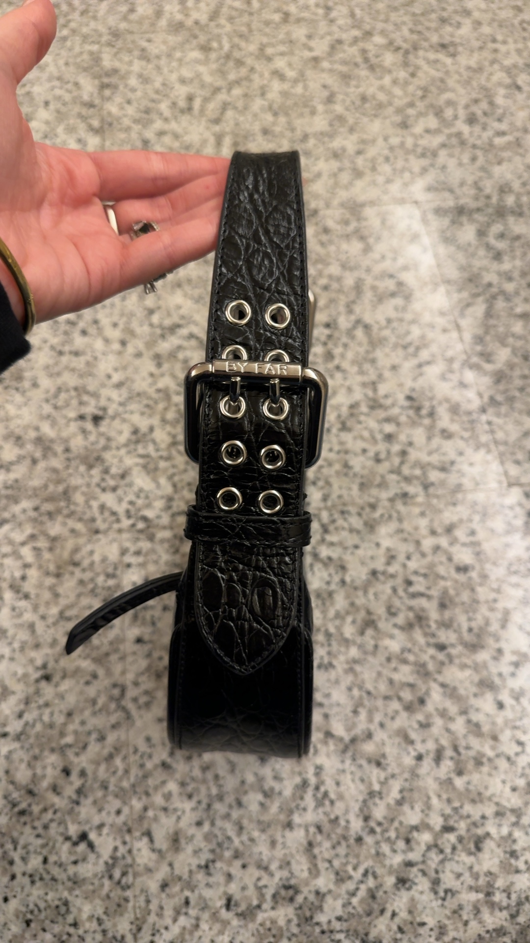 By far Soho croco embossed
