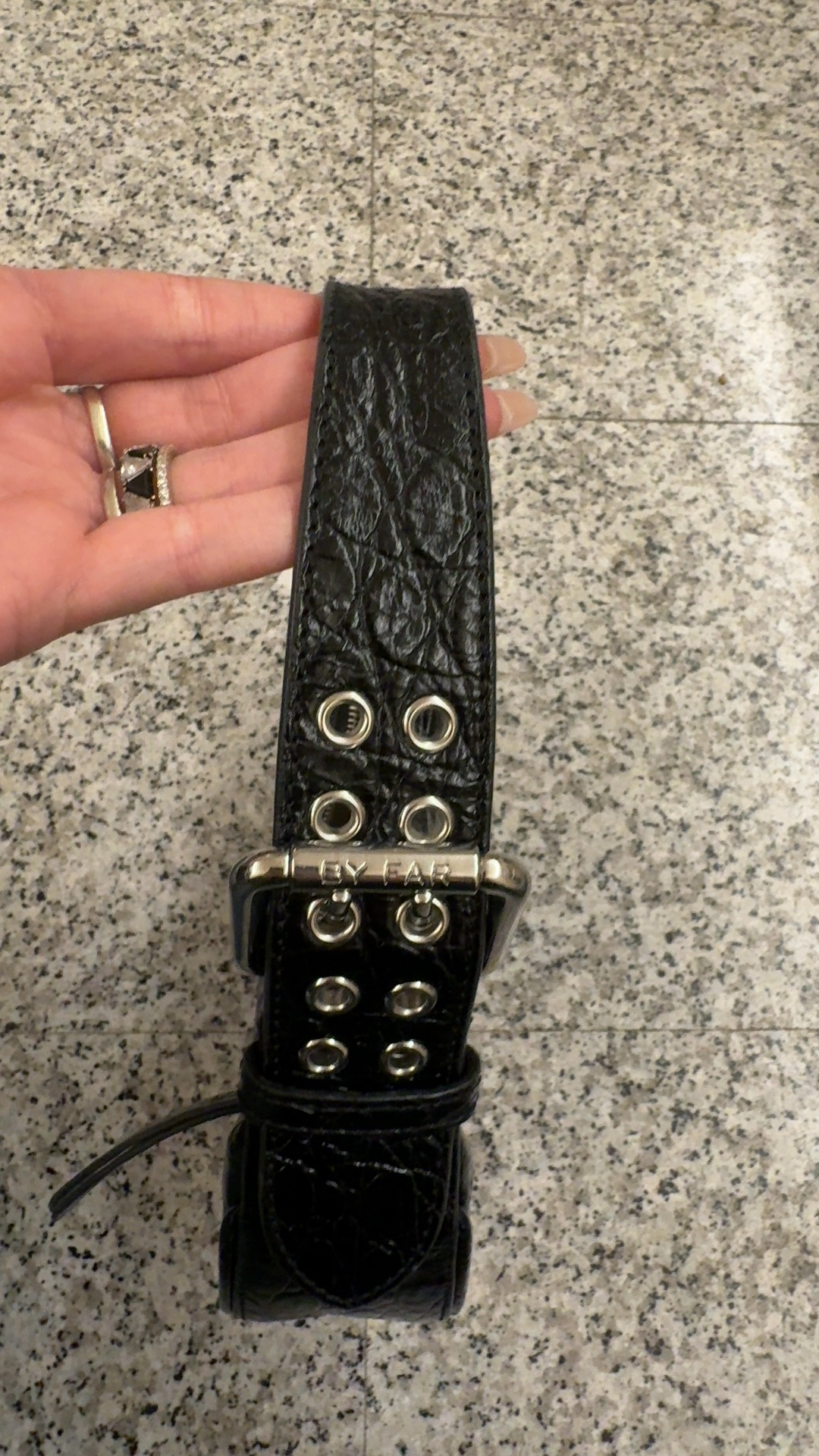 By far Soho croco embossed