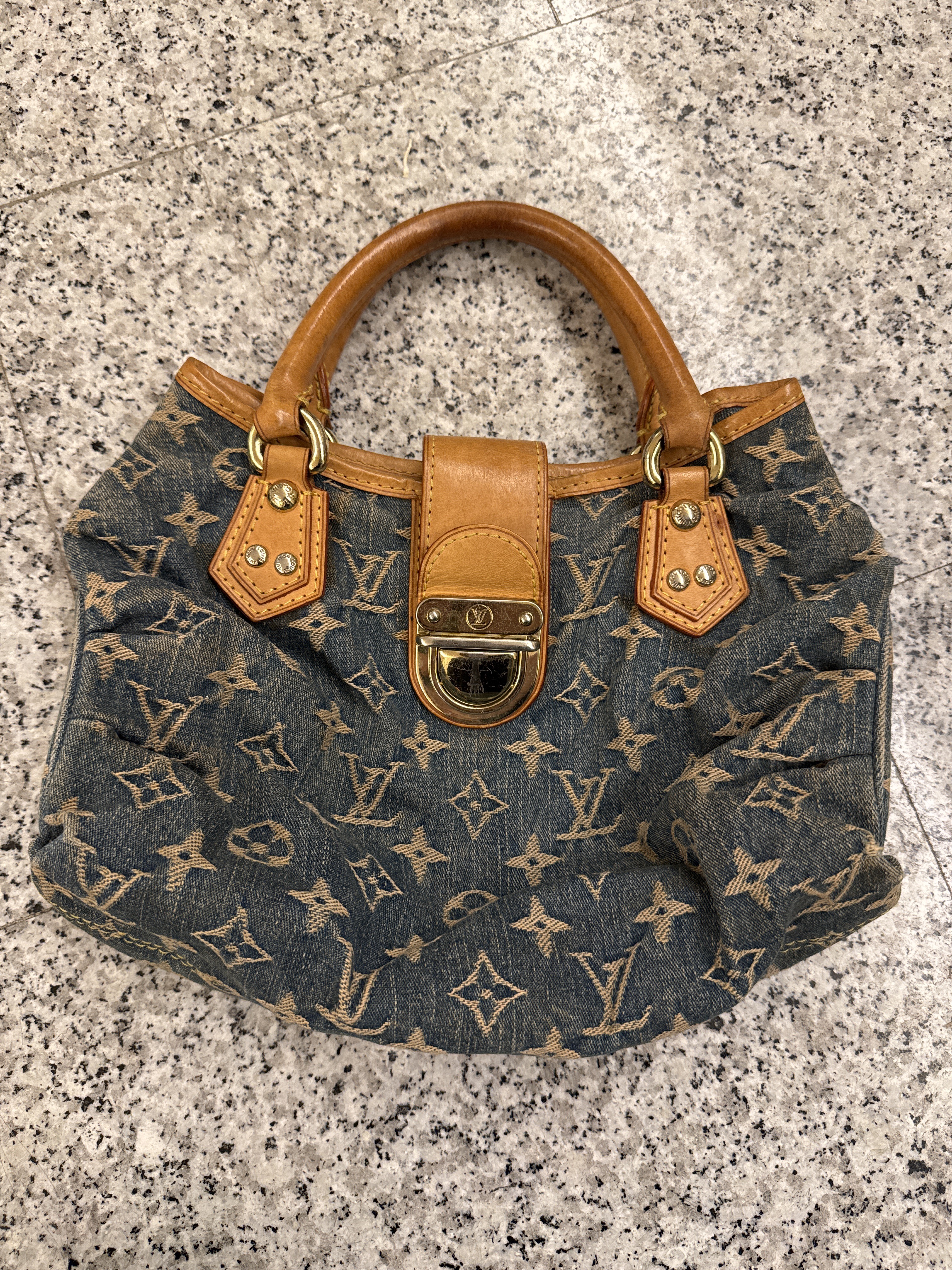 Louis Vuitton monogram Denim Pleaty handbag