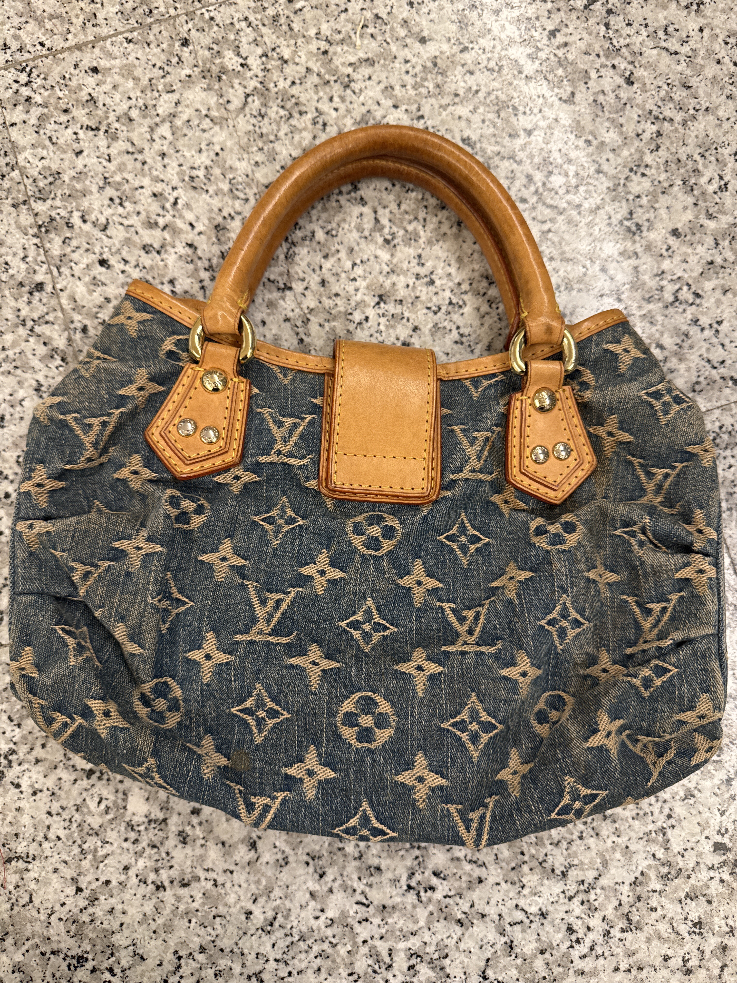 Louis Vuitton monogram Denim Pleaty handbag