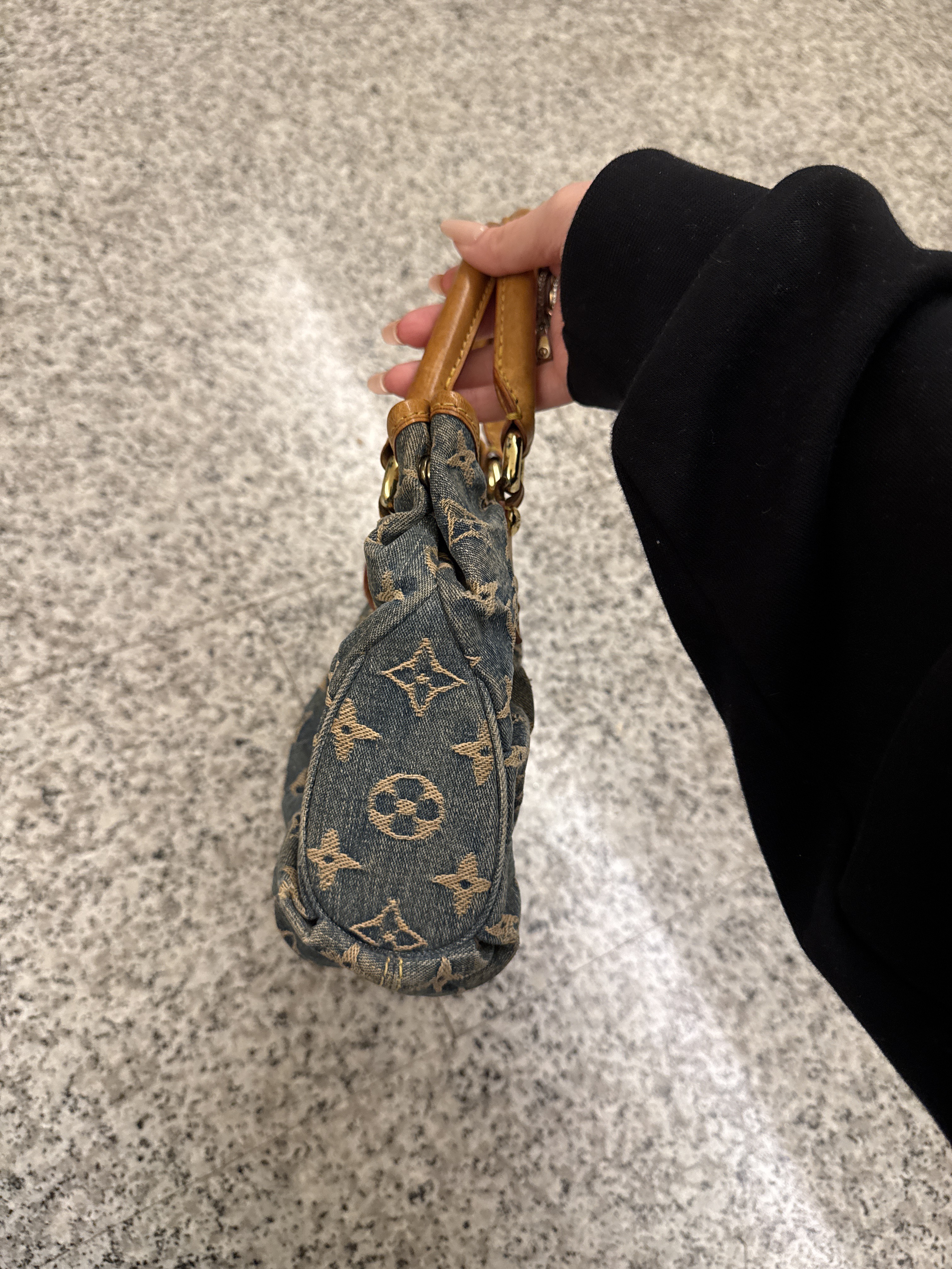 Louis Vuitton monogram Denim Pleaty handbag
