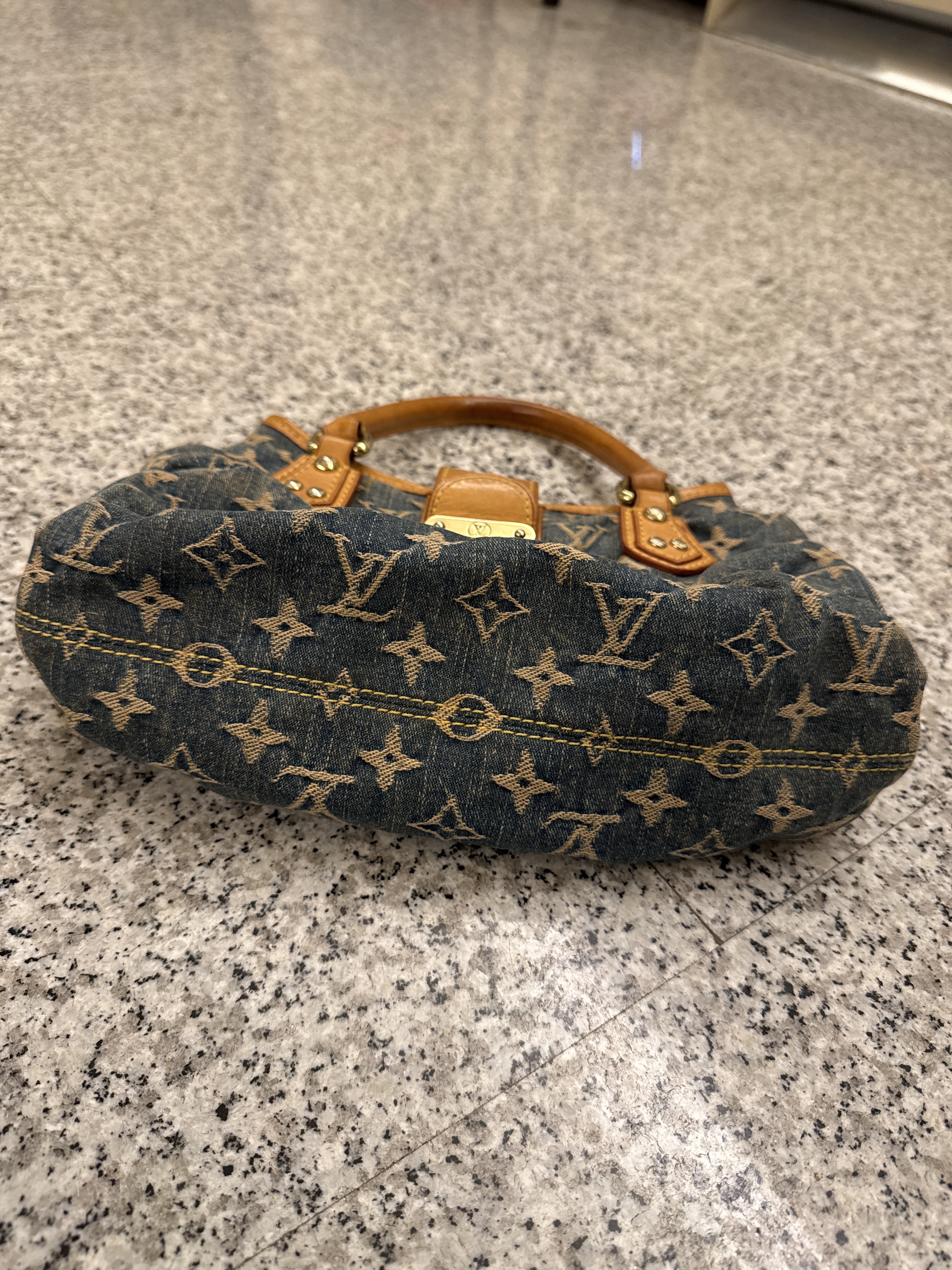 Louis Vuitton monogram Denim Pleaty handbag