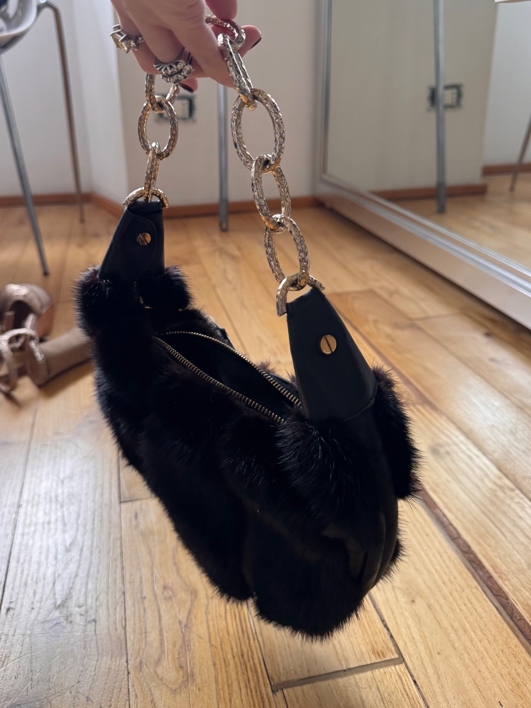 Valentino Mink handbag