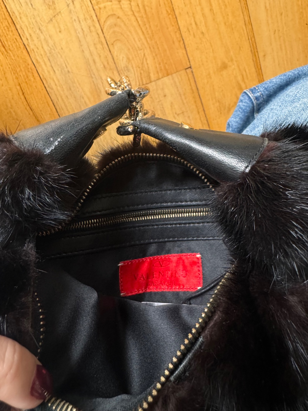 Valentino Mink handbag