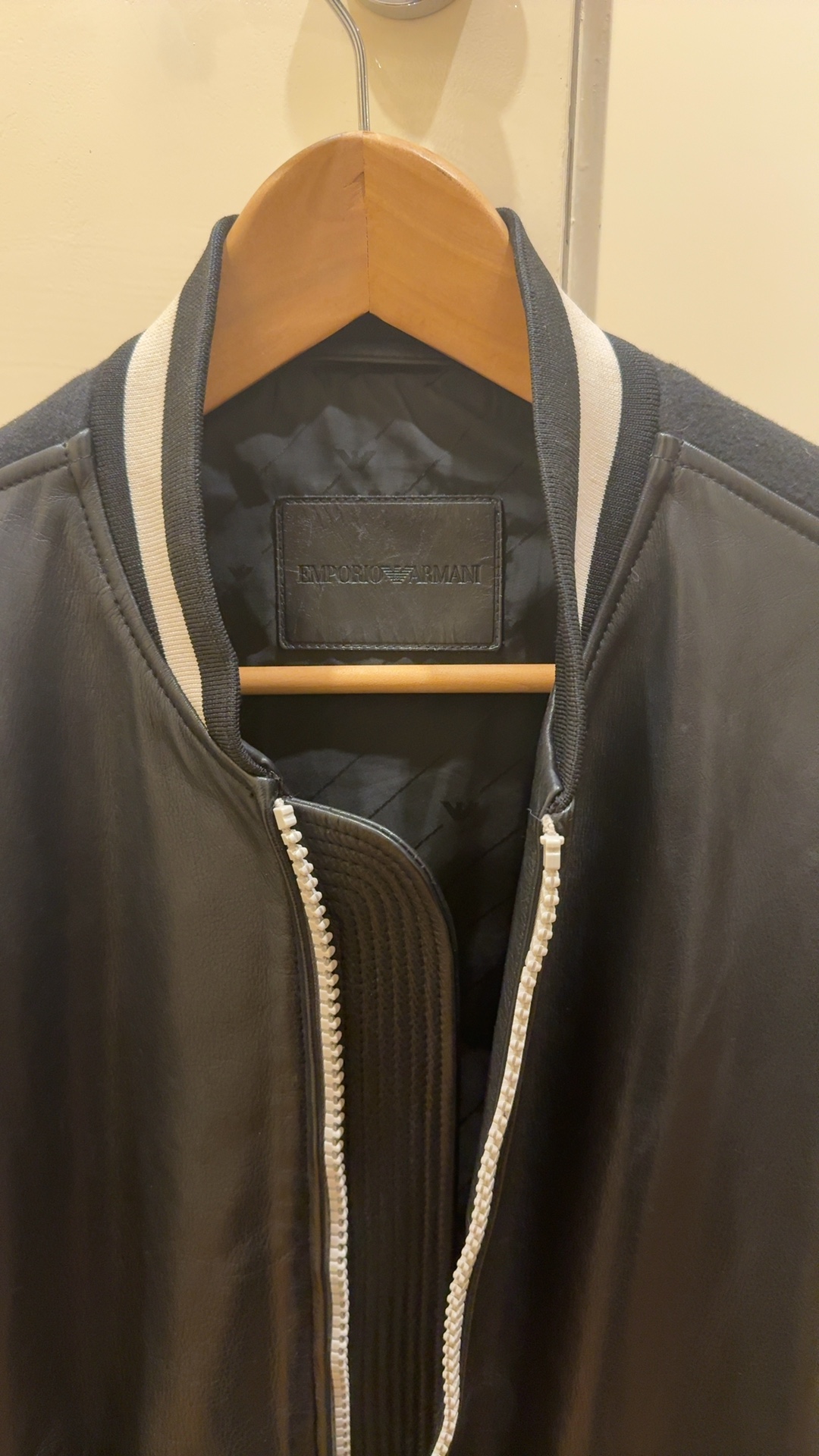 Emporio Armani Bomber in pelle Armani M