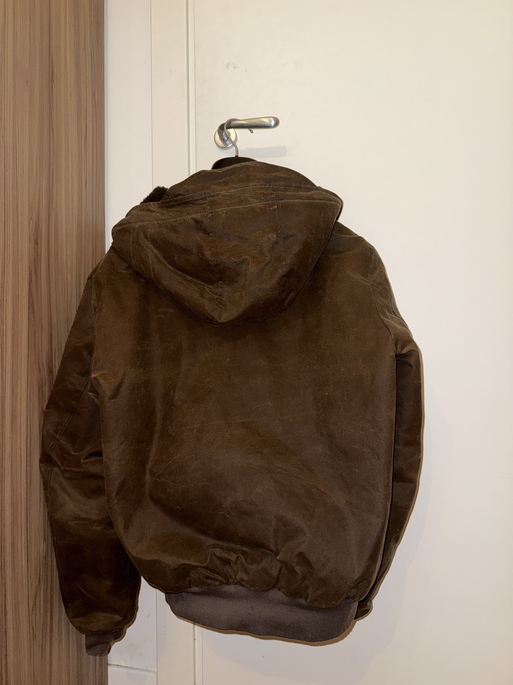 Manifattura Ceccarelli Brown Shearling waxed Jacket