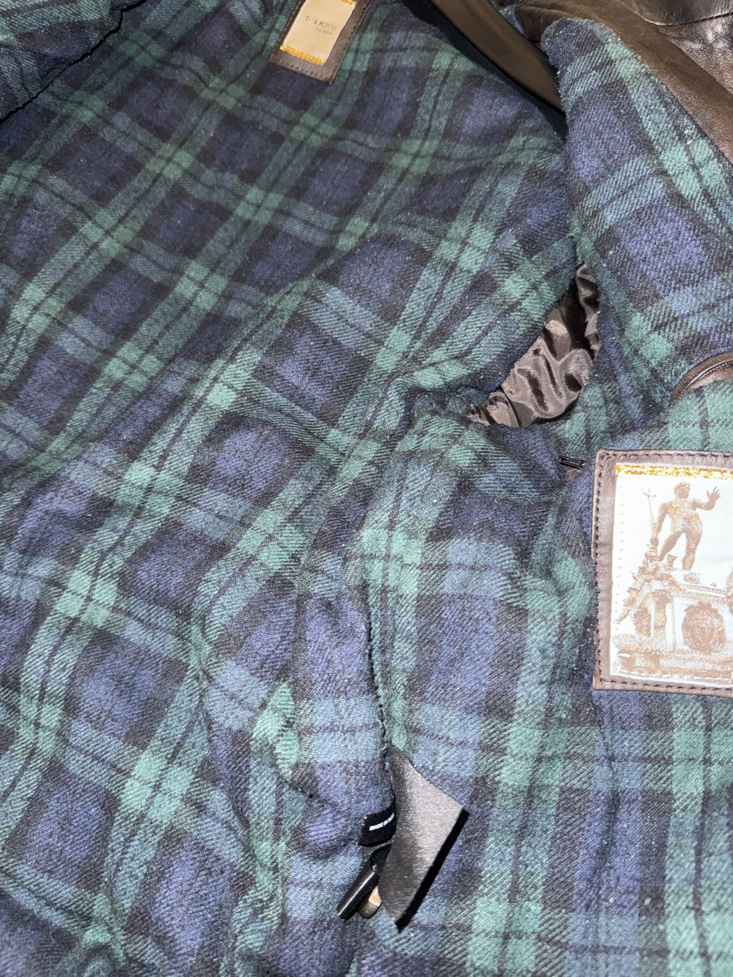 D'AMICO GIUBBOTTO HUNTER IN PELLE BROWN